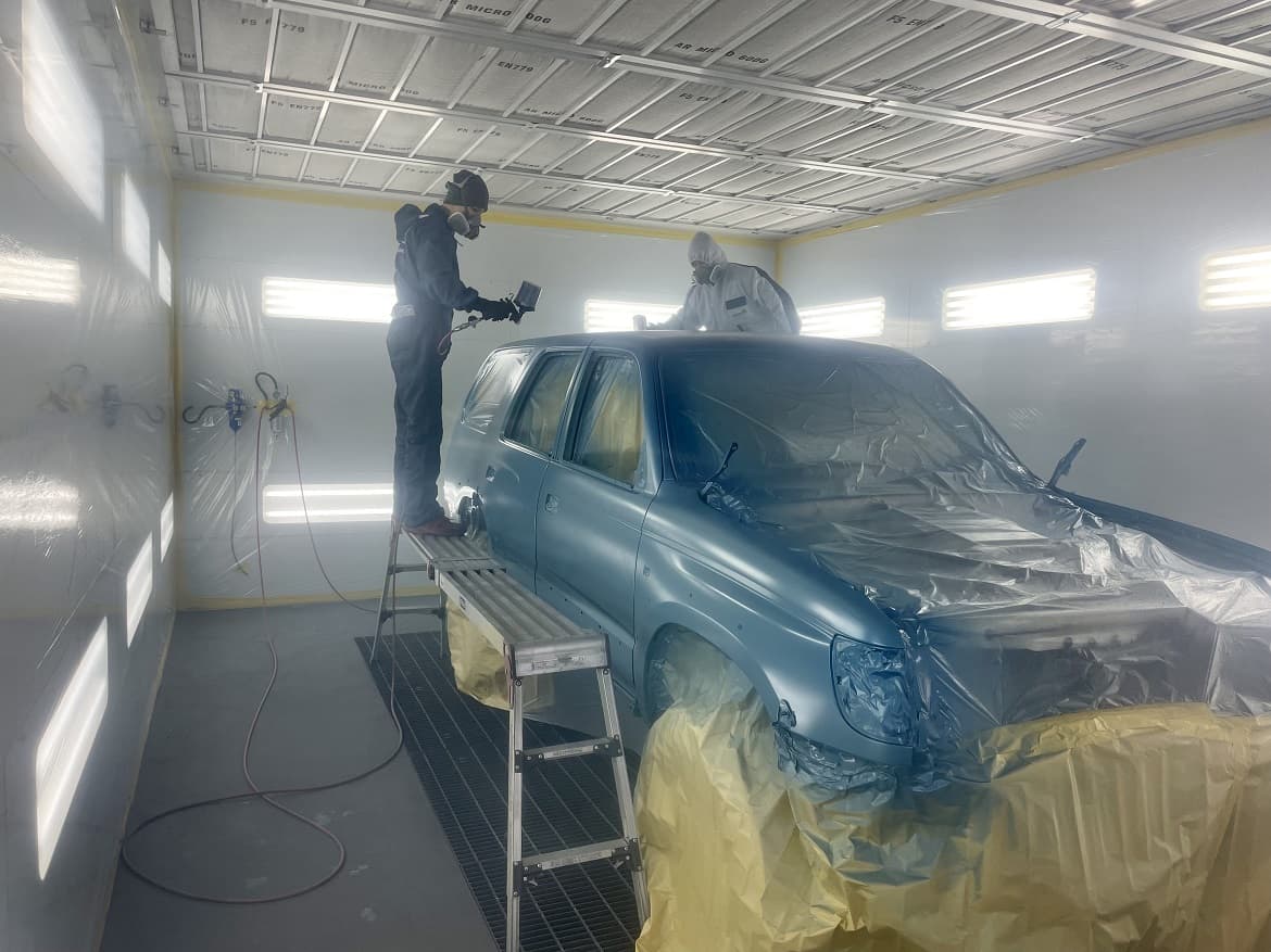 塗装関連(ブース内での塗装2)